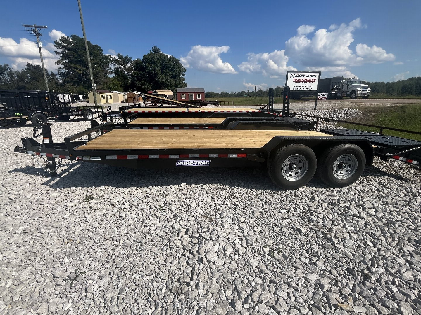 New 2025 SURE-TRAC ST82x20 Equipment Trailer 14k