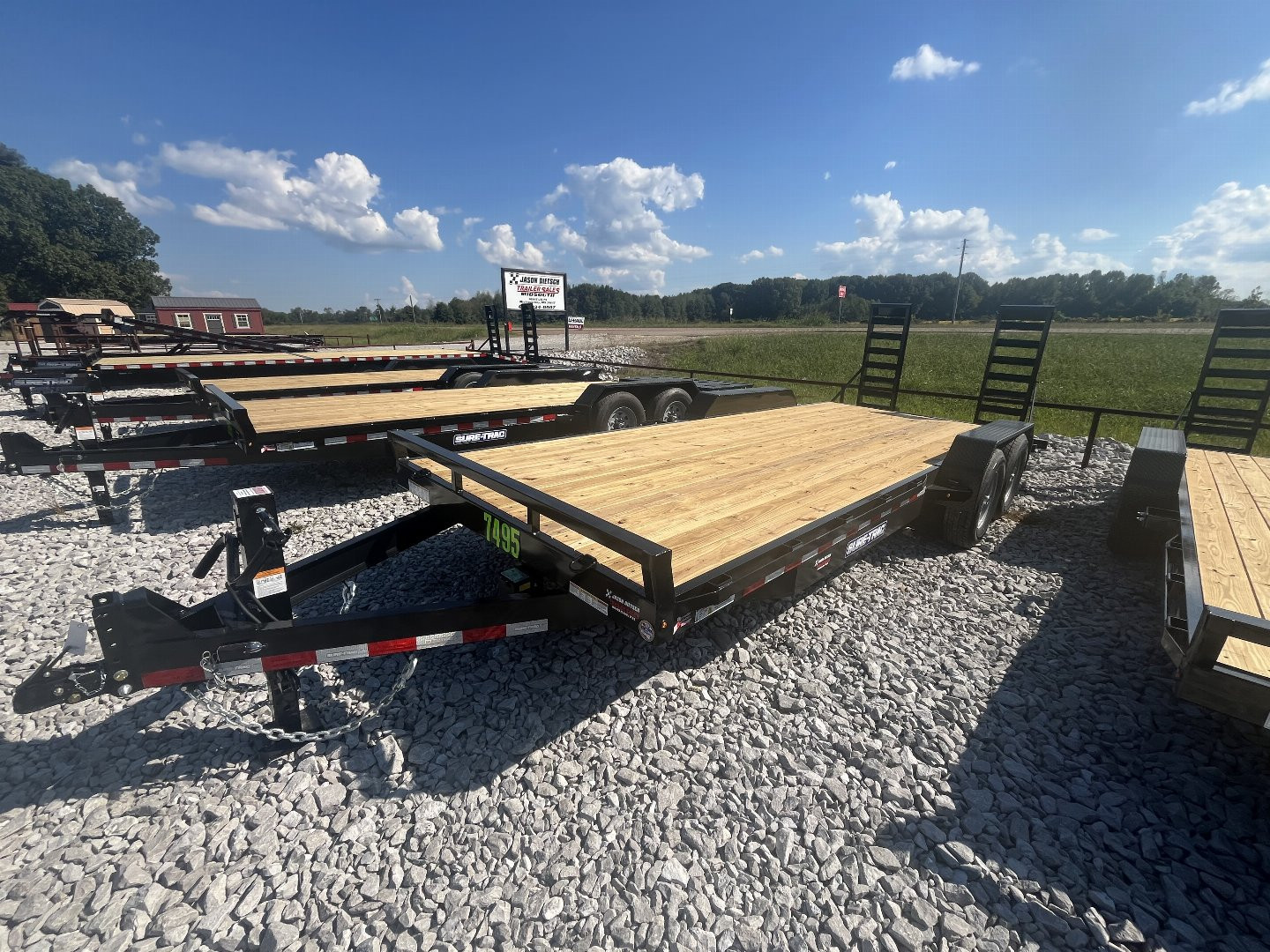 New 2025 SURE-TRAC ST82x20 Equipment Trailer 14K