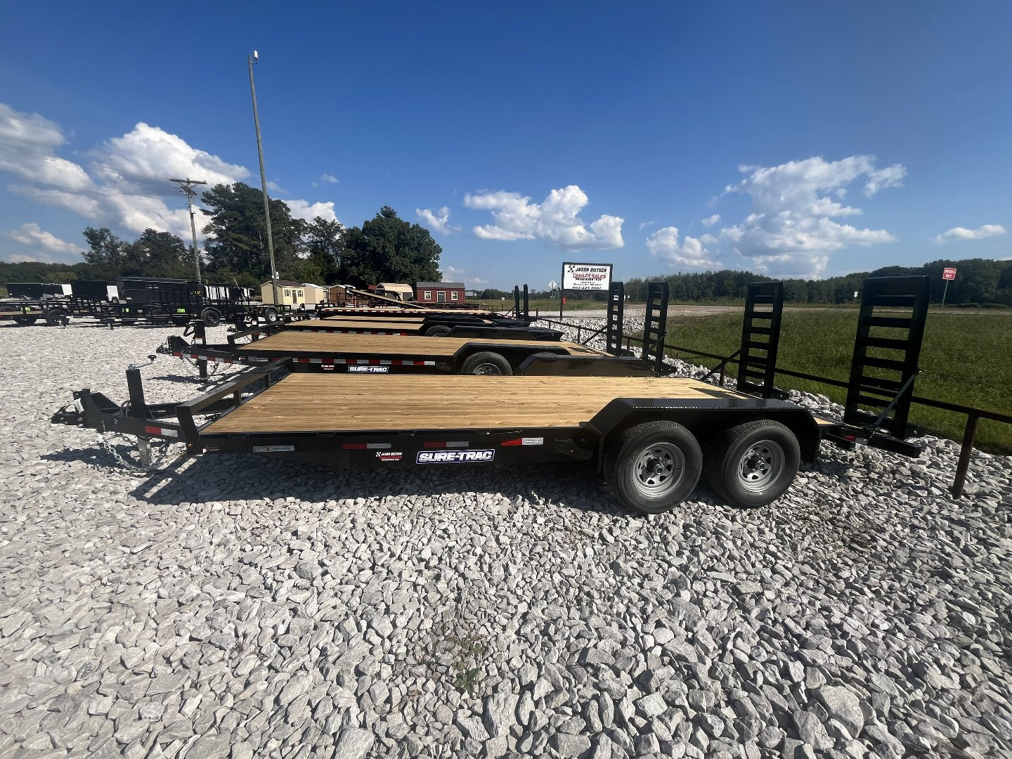 New 2025 SURE-TRAC ST82X18 Equipment Trailer 10K