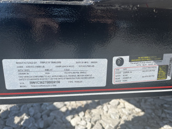 New 2025 Trailblazer 7x36 - 2 CAR HAULER 14K GVWR