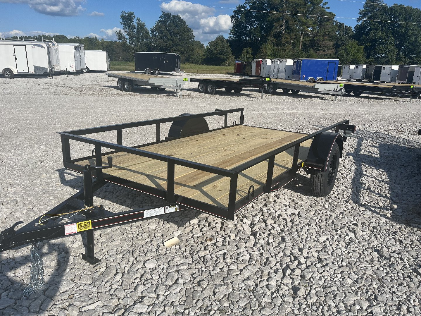 New 2025 Triple R 6x12 2990 SA A FRAME Utility Trailer
