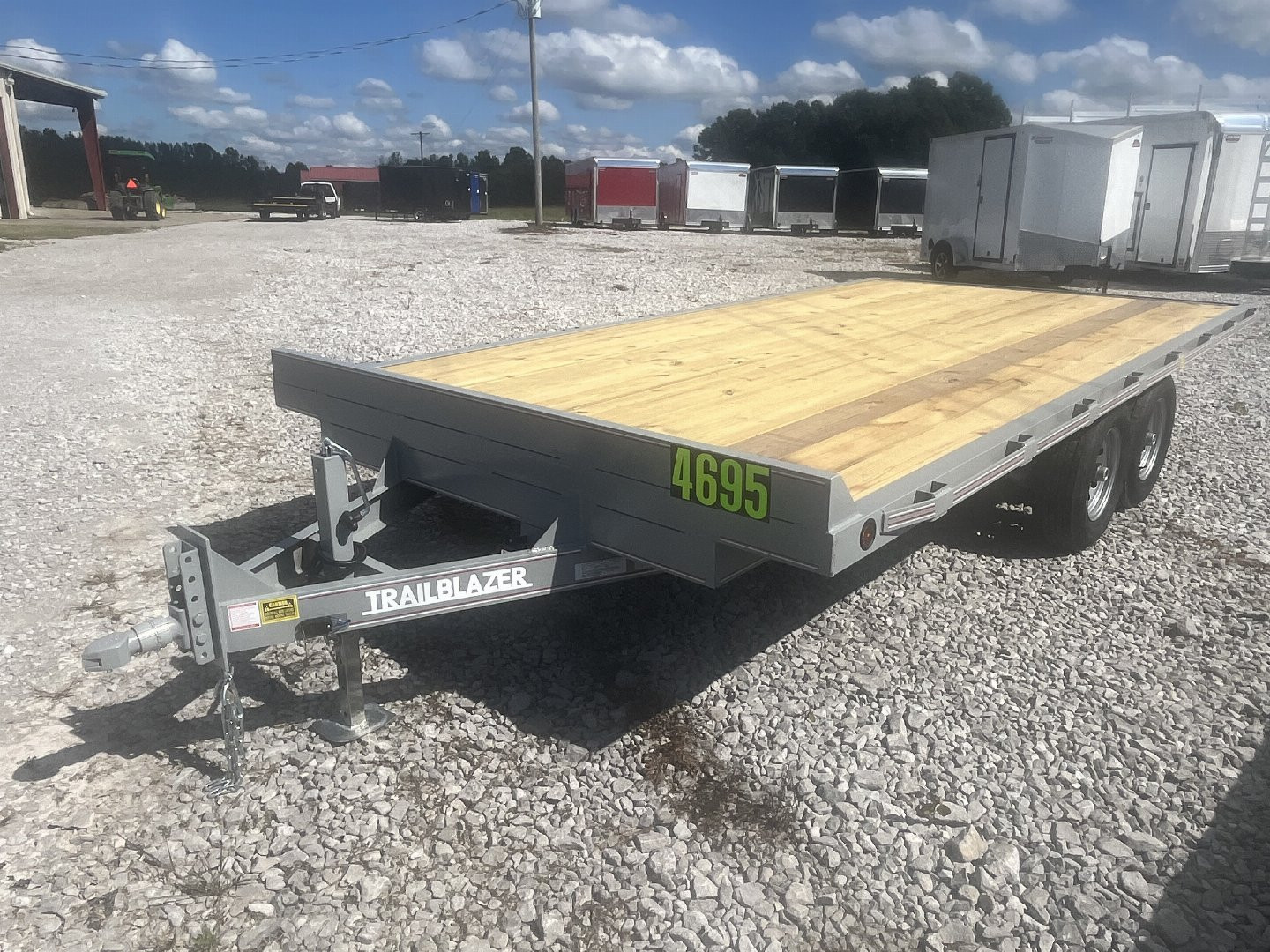 New 2025 Trailblazer 102x16 5200 1 BRK Equipment Trailer