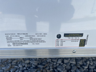 New 2024 TRIPLE R ENCLOSED 8.5x24 Car / Racing Trailer