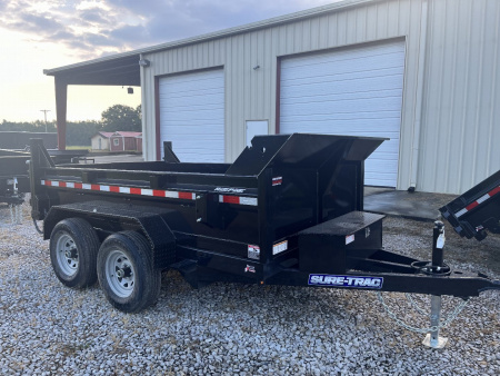 New 2025 Sure-Trac ST7210D1R-B-100 Dump Trailer