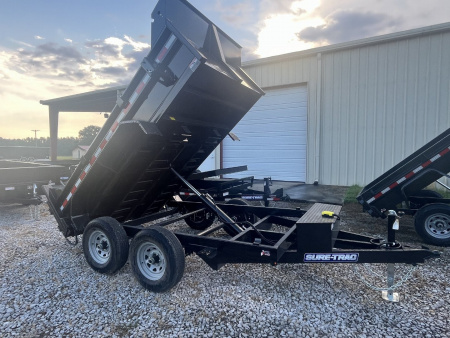 New 2025 Sure-Trac ST7210D1R-B-100 Dump Trailer