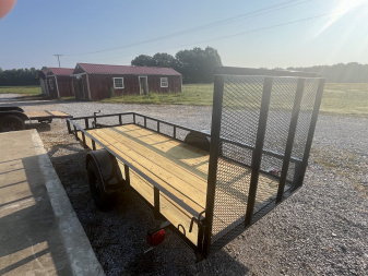 New 2024 Triple R 5x14 SA 2990 A Frame Utility Trailer