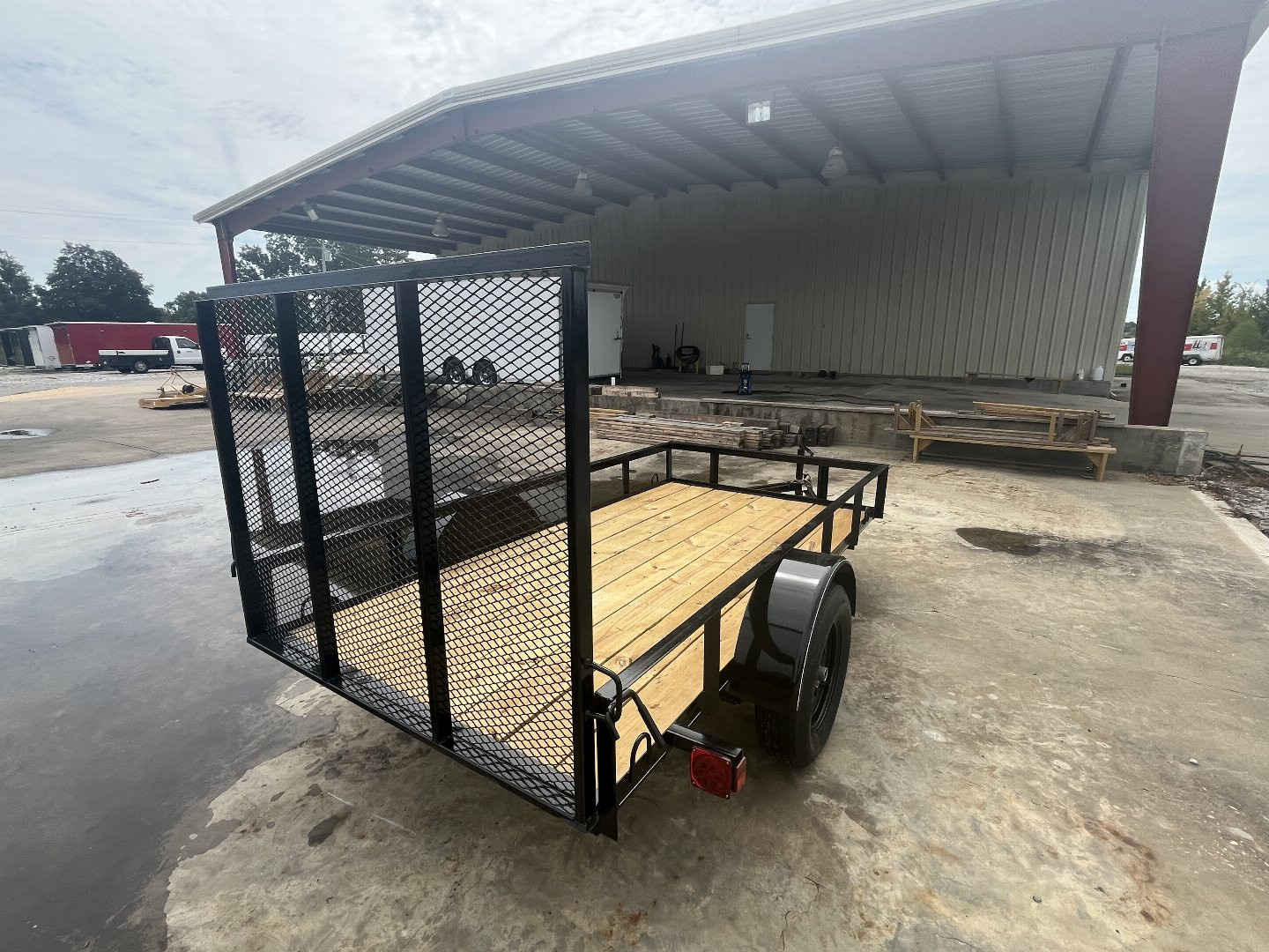 New 2024 Triple R 5x10 SA 2990 A Frame Utility Trailer