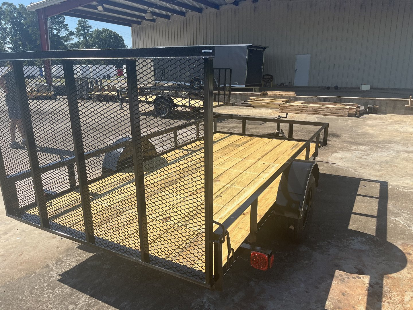 New 2024 Triple R 6x12 2990 SA A Frame Utility Trailer