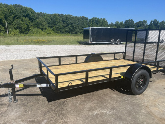 New 2024 Triple R 6x12 2990 SA A Frame Utility Trailer