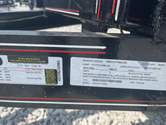 New 2024 Triple R 82x20 Equipment/Utility Trailer 10K