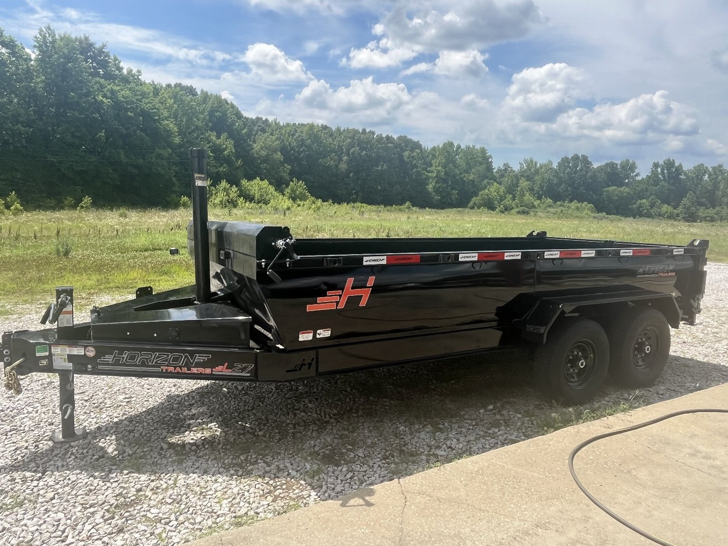 New 2024 Horizon Trailers LZ7BP-7'x16' Dump Trailer