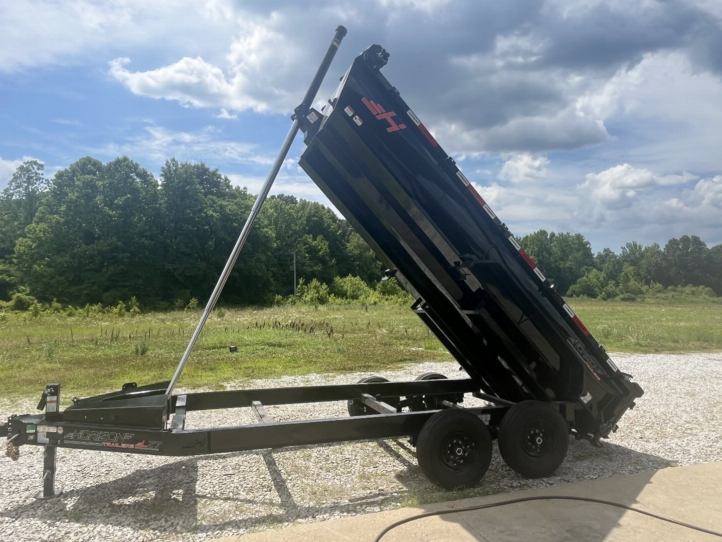 New 2024 Horizon Trailers LZ7BP-7'x16' Dump Trailer