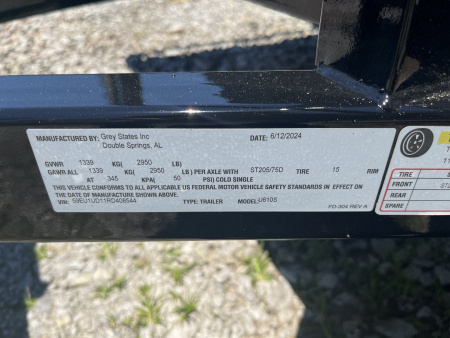 New 2024 Odessa Trailers U610S Utility Trailer