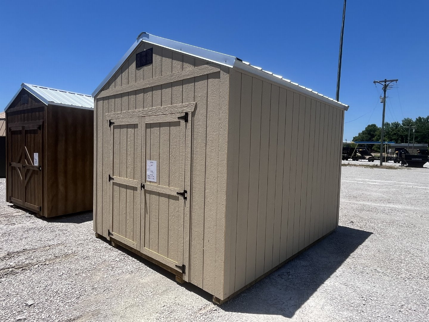 New 2024 ProBuilt 10x12 No Paint Economy Utility Shed