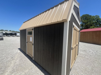 New 2024 ProBuilt 10x16 Dk Brown/Lt Barn