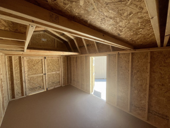 New 2024 ProBuilt 10x16 Dk Brown/Lt Barn