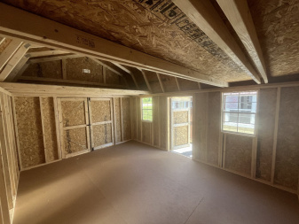 New 2024 ProBuilt 12x16 Grey/Brown Barn