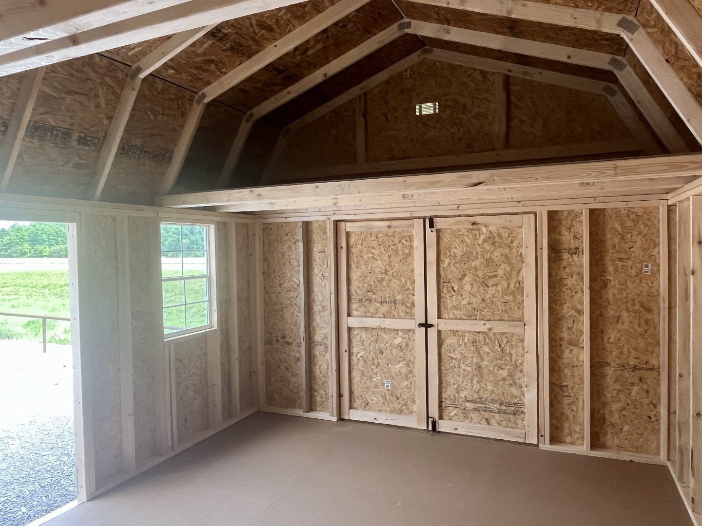 New 2024 ProBuilt 12x16 Cream/Brown Barn