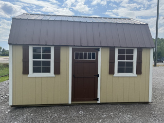 New 2024 ProBuilt 12x16 Cream/Brown Barn