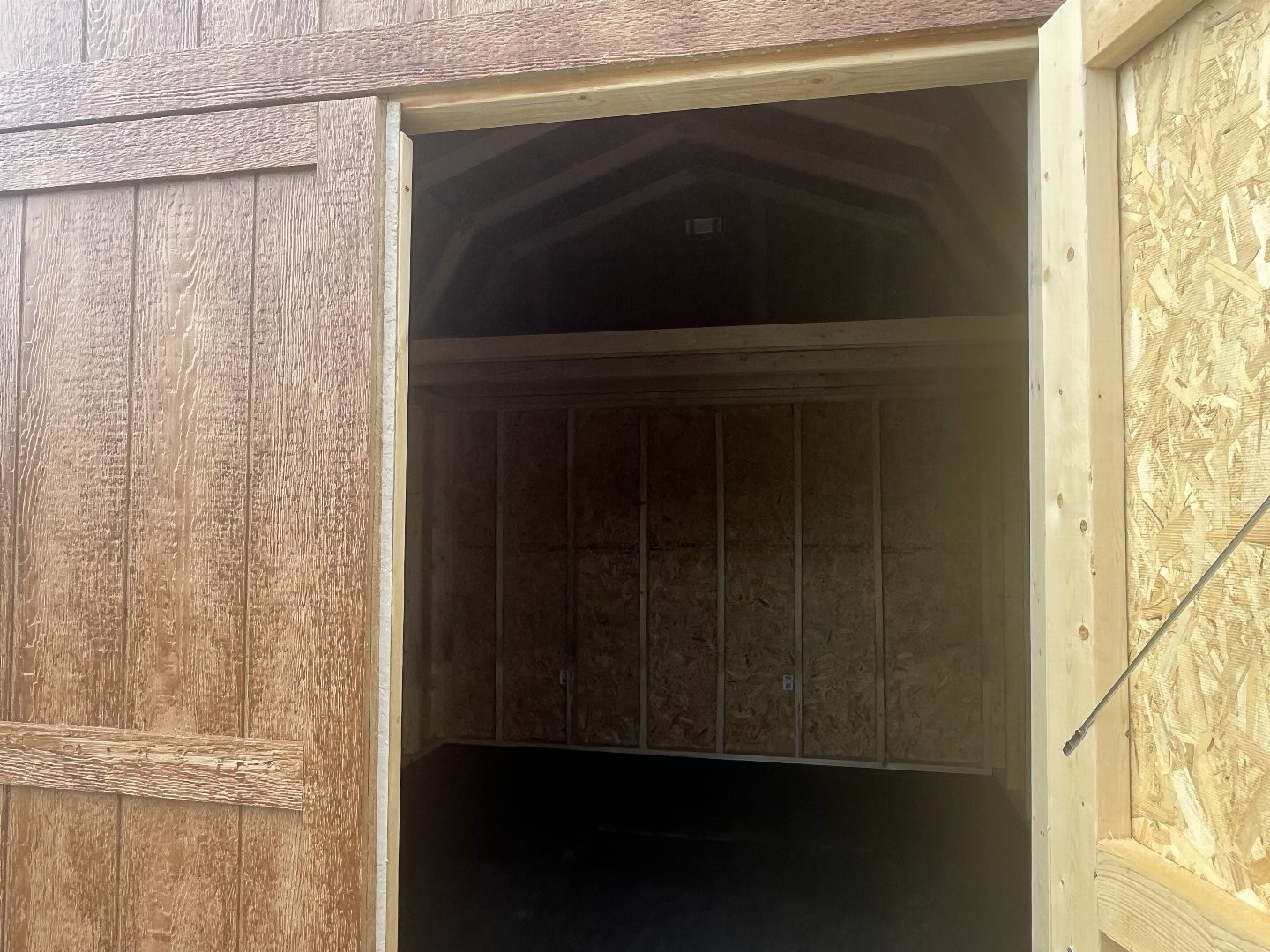 New 2024 ProBuilt 10x12 Cedar/Green Barn