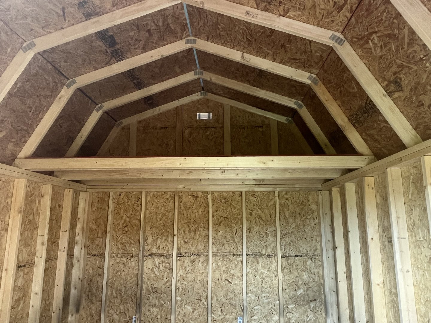 New 2024 ProBuilt 10x12 Cedar/Green Barn