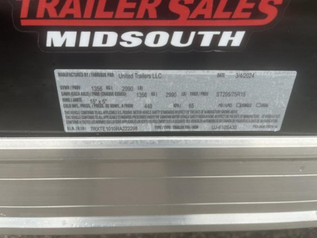 New 2024 United Trailers UJ-612SA30 Cargo / Enclosed Trailer