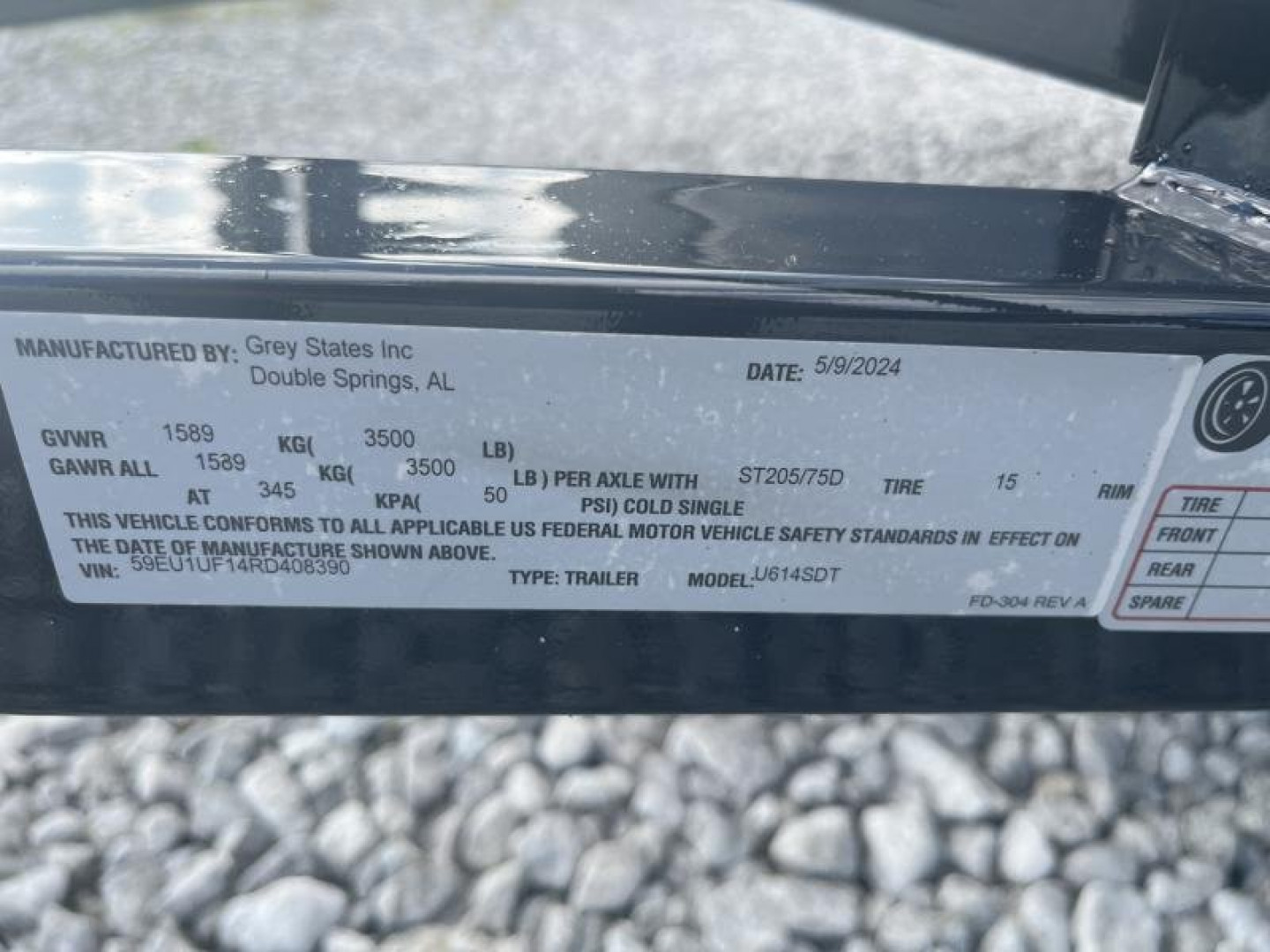 New 2024 Odessa Trailers U614SDT Utility Trailer