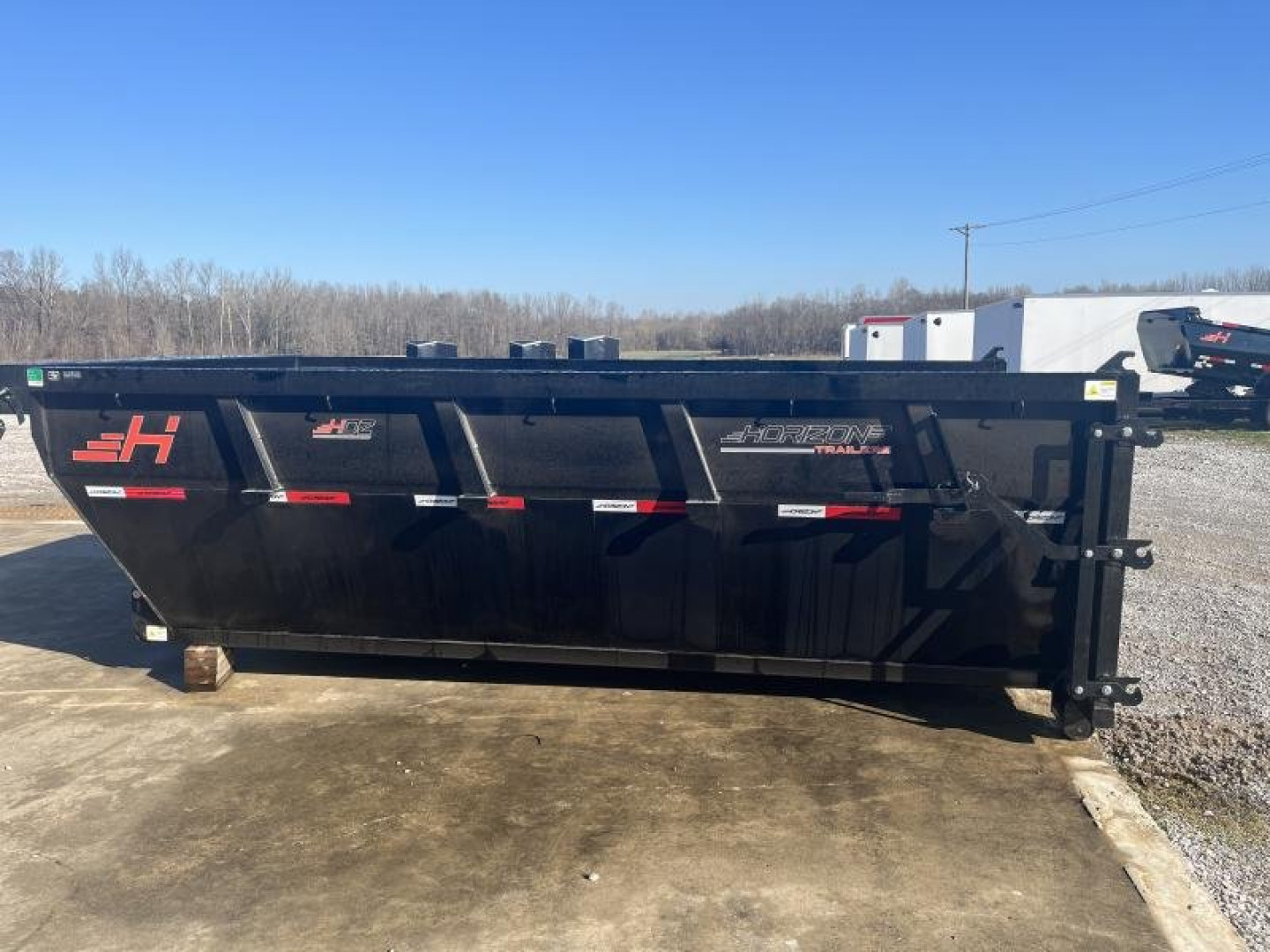 New 2024 Horizon Trailers RDZ14 Gooseneck Roll Off Trailer + 3 Bins