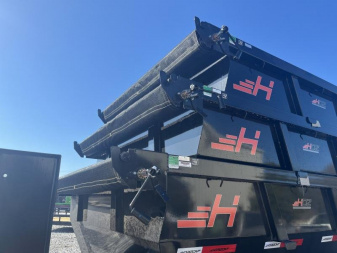 New 2024 Horizon Trailers RDZ14 Gooseneck Roll Off Trailer + 3 Bins