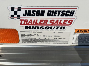 New 2024 United Trailers UATV-716TA35-8.5 ALL ALUMINUM Cargo / Enclosed Trailer