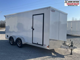 New 2024 United Trailers UATV-716TA35-8.5 ALL ALUMINUM Cargo / Enclosed Trailer