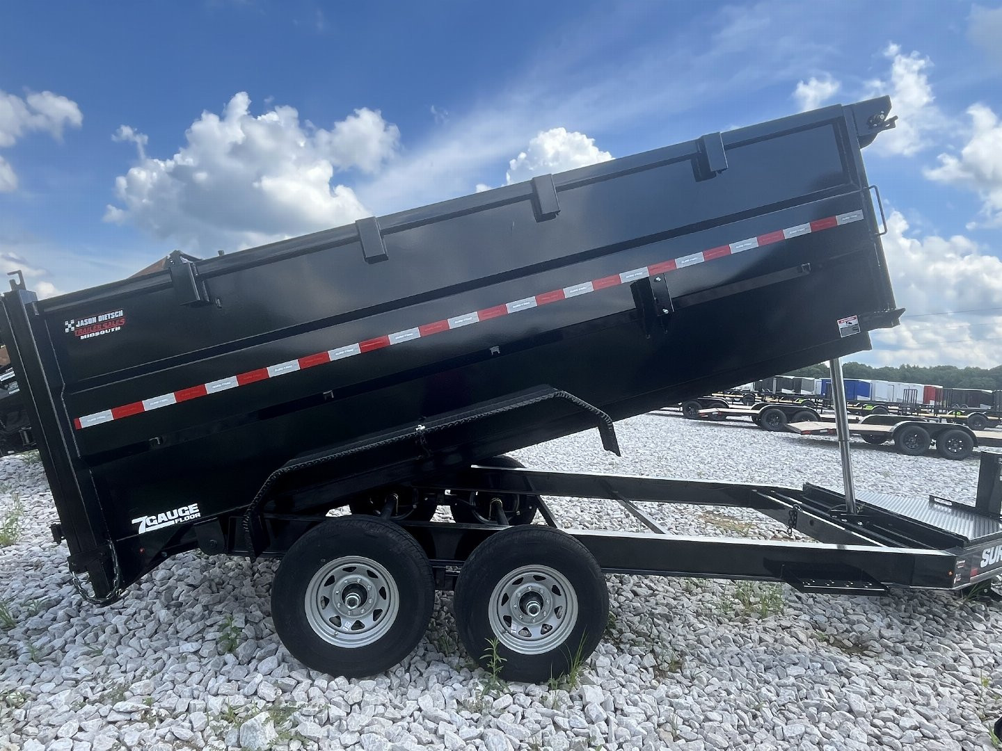 New Sure-Trac PRO Dump Trailer PRO SERIES 7X14 - 4' WALL