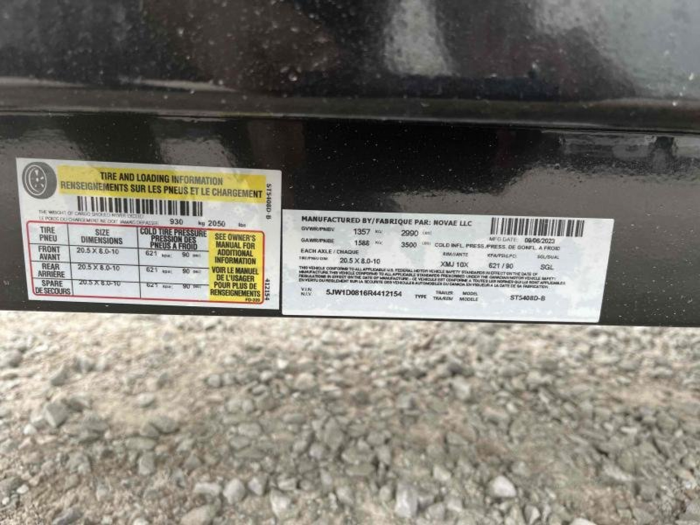 New Sure-Trac ST54008D-B Dump Trailer