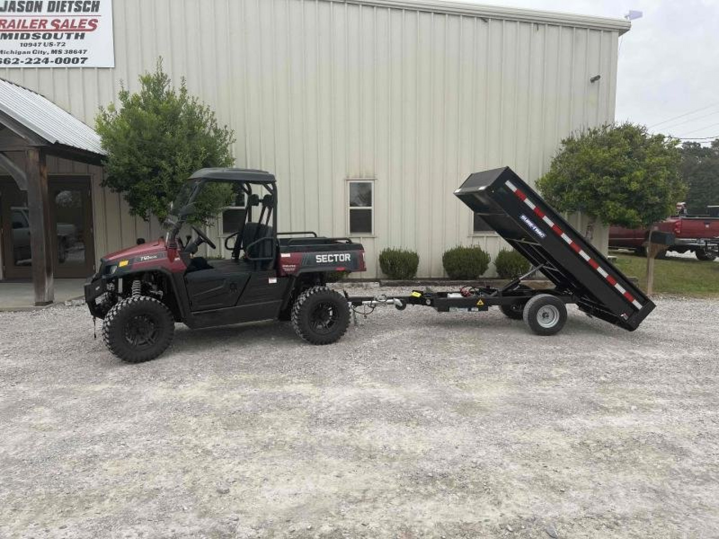 New Sure-Trac ST54008D-B Dump Trailer