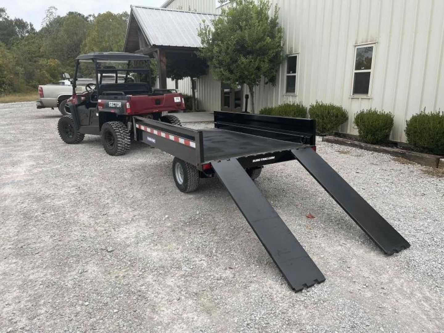 New Sure-Trac ST54008D-B Dump Trailer