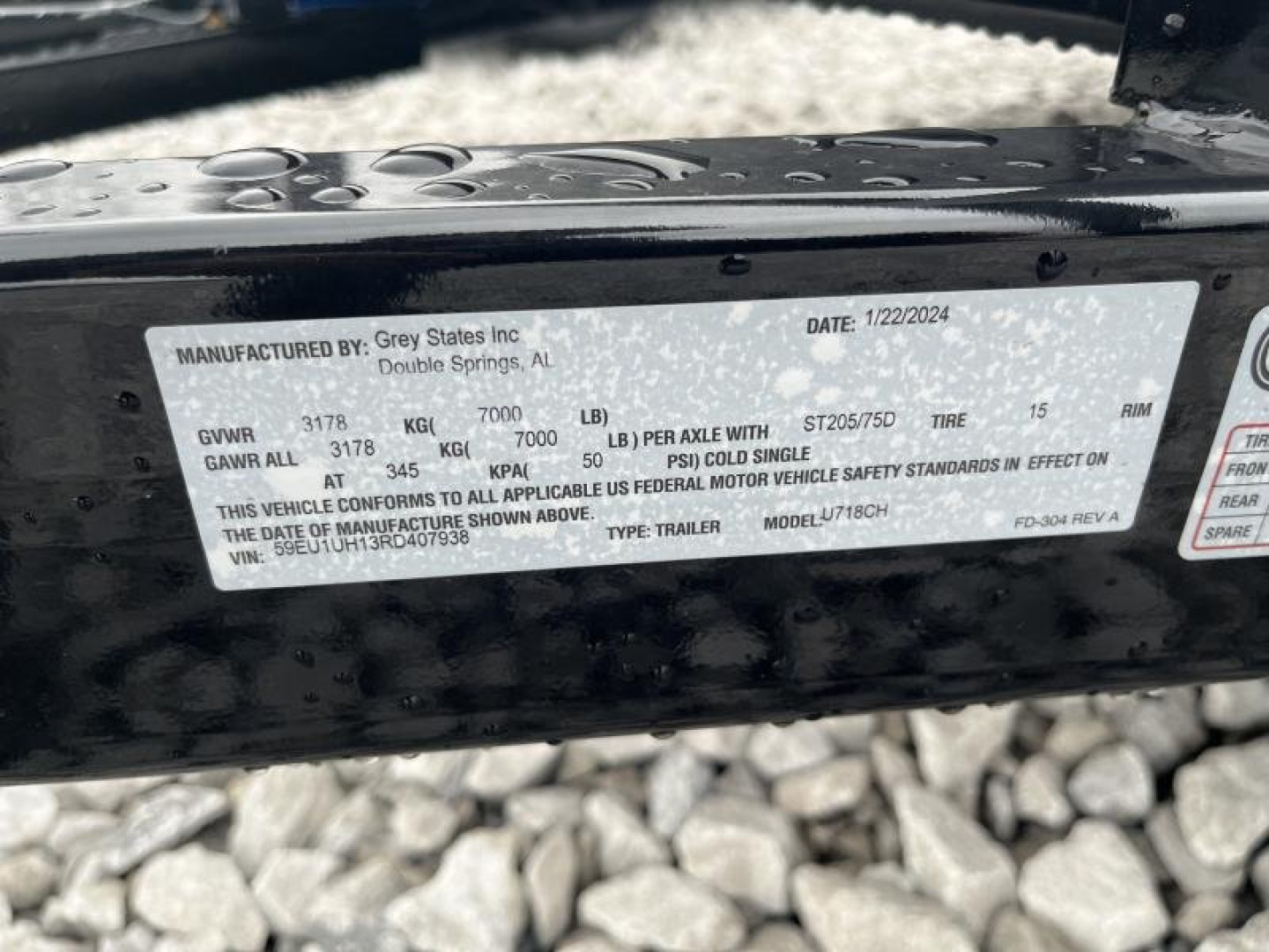 New 2024 Odessa Trailers U718CH Car Hauler