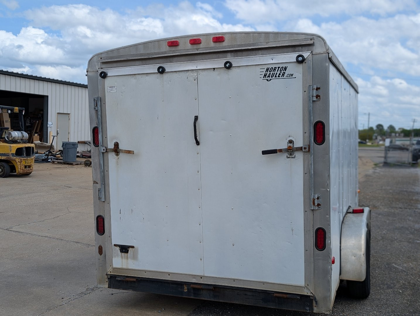 Used 2006 HORTON HH7X14TA2 Cargo / Enclosed Trailer