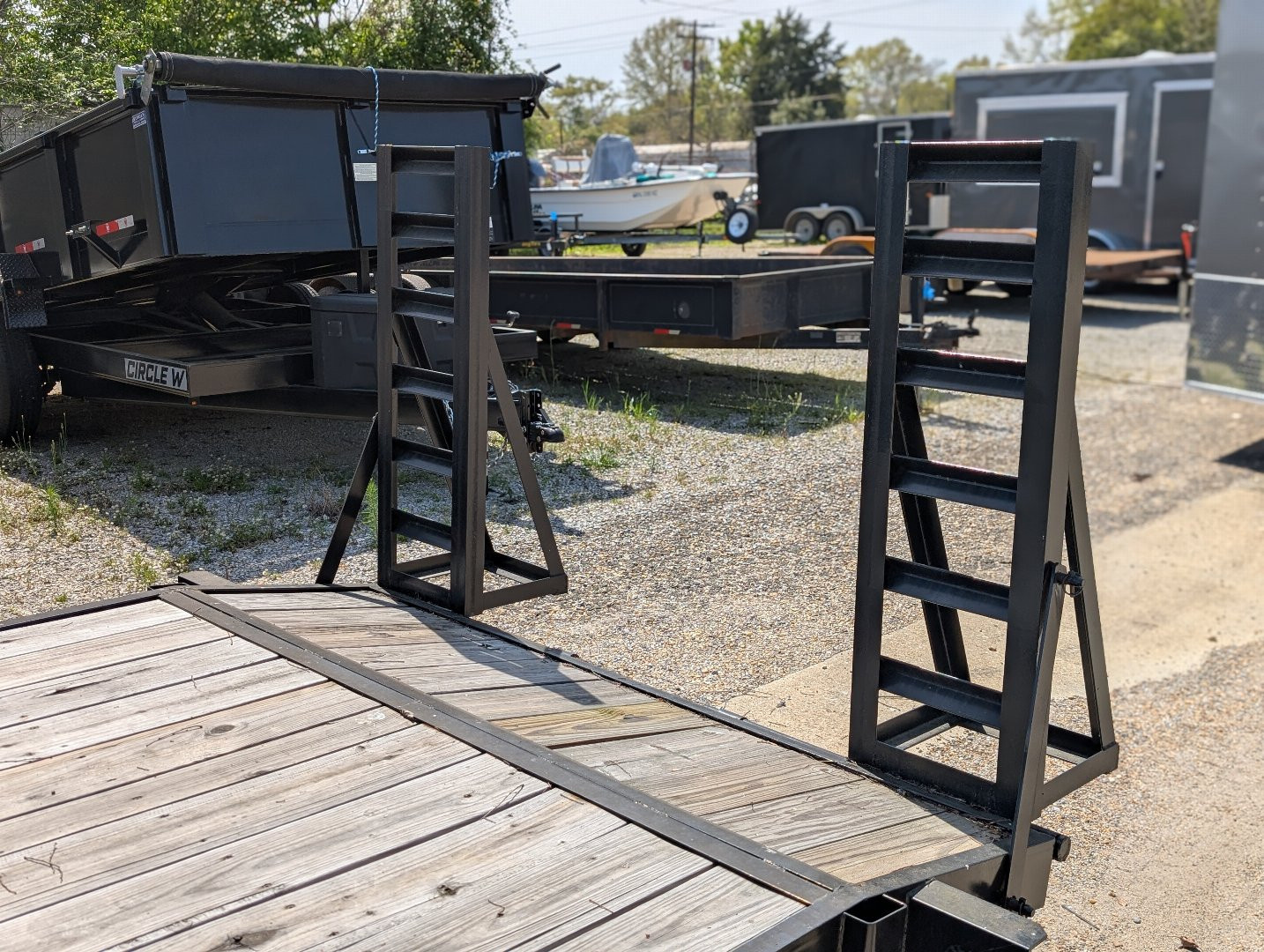 New Circle W CW7X22EH10K Equipment Trailer