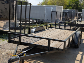 New Outback Trailers 7X16 TANDEM 3.5K AXLE UTILITY TRAILER, SIDE GATE