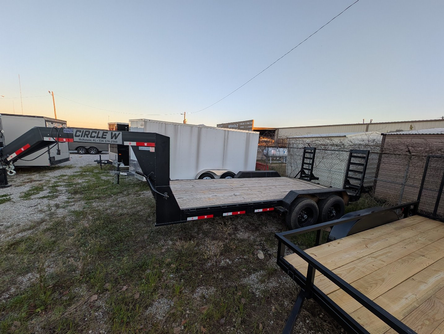 Used 2023 Circle W Gooseneck Equipment Trailer