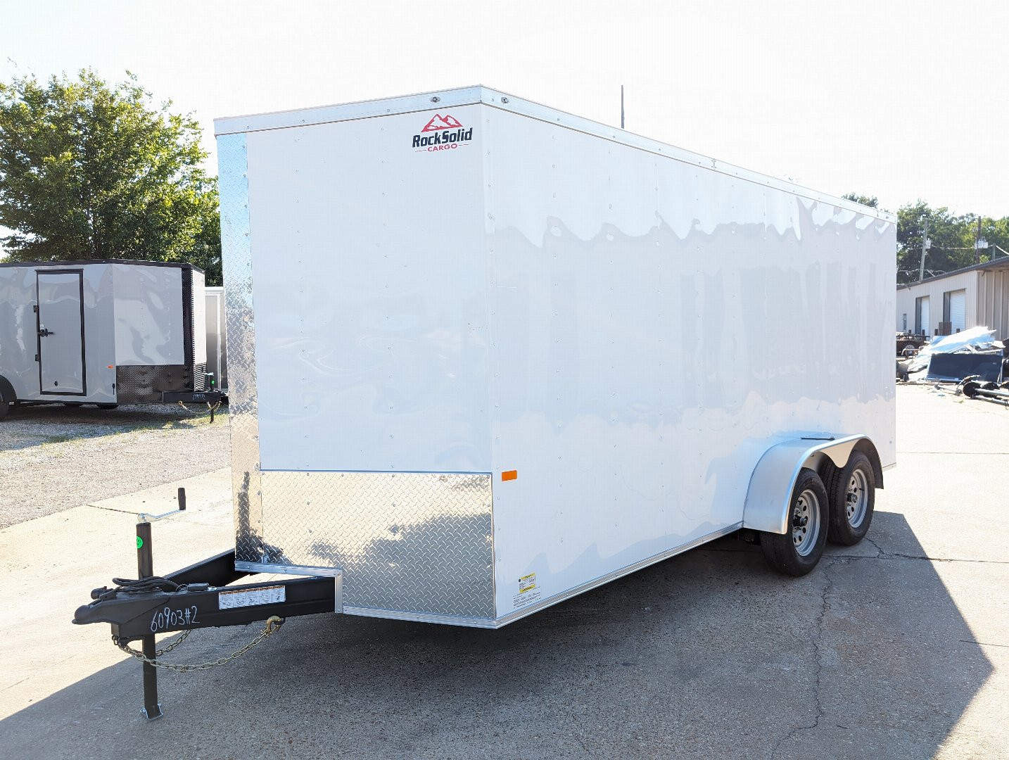 New 2024 ROCK SOLID CARGO 7 x 16 TA 6'6" Interior Height Cargo / Enclosed Trailer