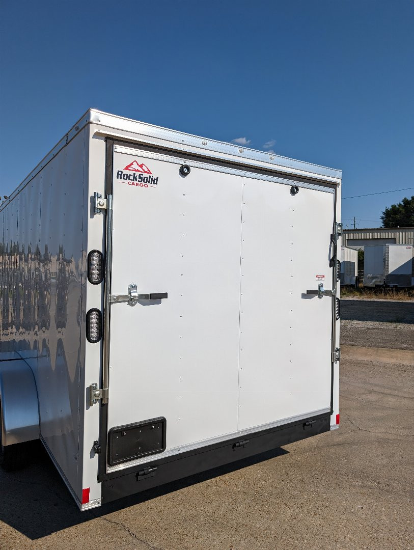 New 2024 ROCK SOLID CARGO 7 x 16 TA 6'6" Interior Height Cargo / Enclosed Trailer