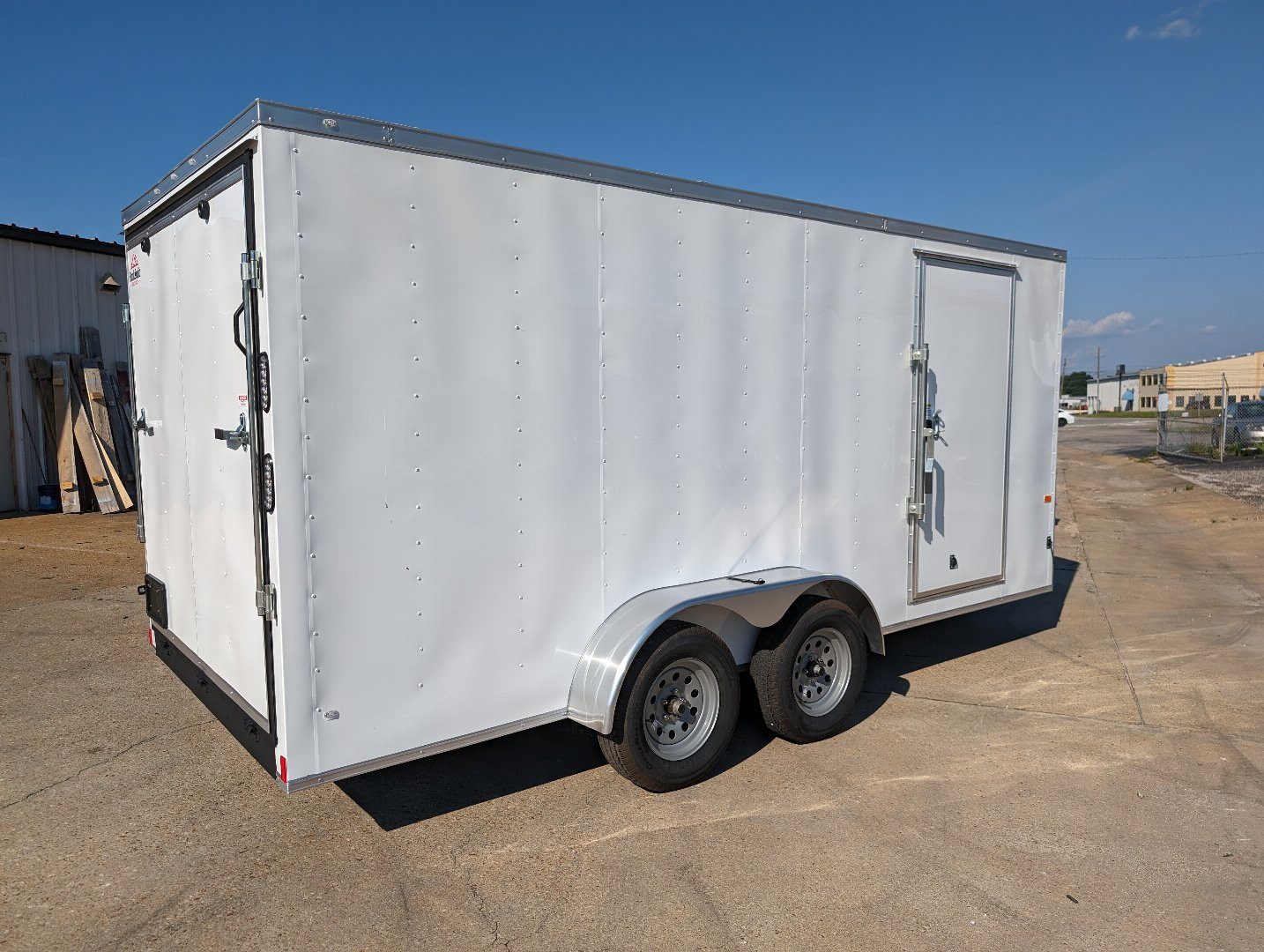 New 2024 ROCK SOLID CARGO 7 x 16 TA 6'6" Interior Height Cargo / Enclosed Trailer