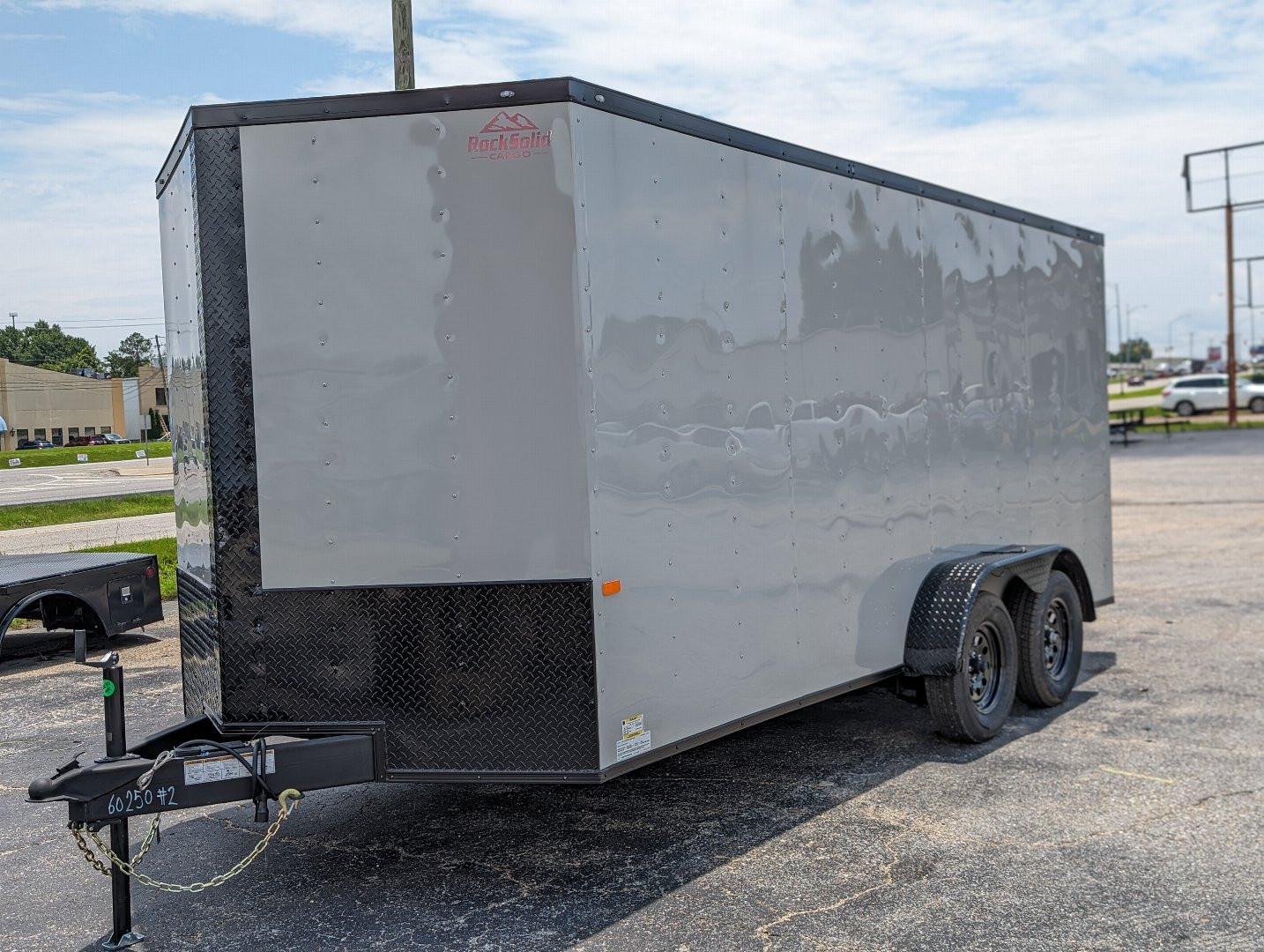 New ROCK SOLID CARGO 7 x 16 TA 6'6" Interior Height Cargo / Enclosed Trailer