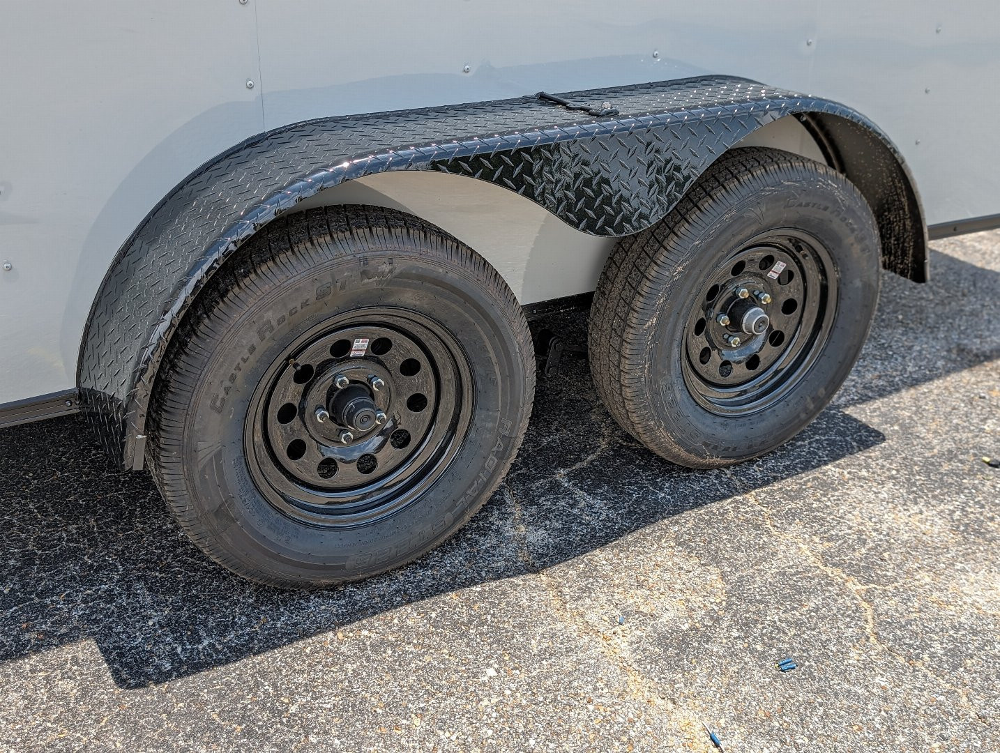 New ROCK SOLID CARGO 7 x 16 TA 6'6" Interior Height Cargo / Enclosed Trailer