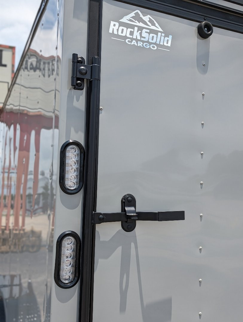 New ROCK SOLID CARGO 7 x 16 TA 6'6" Interior Height Cargo / Enclosed Trailer