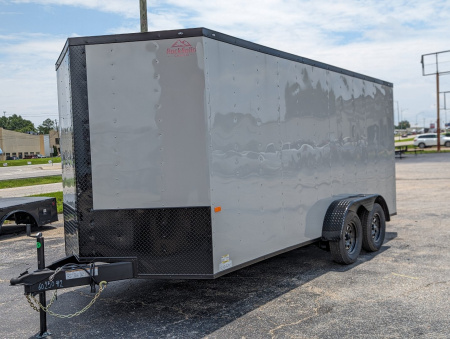 New ROCK SOLID CARGO 7 x 16 TA 6'6" Interior Height Cargo / Enclosed Trailer