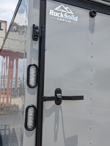 New ROCK SOLID CARGO 7 x 16 TA 6'6" Interior Height Cargo / Enclosed Trailer