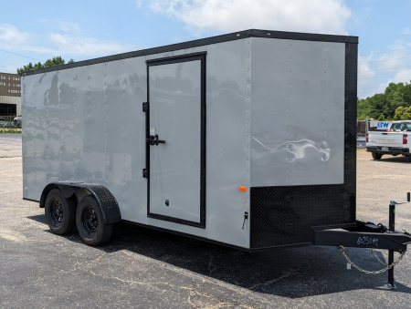 New ROCK SOLID CARGO 7 x 16 TA 6'6" Interior Height Cargo / Enclosed Trailer