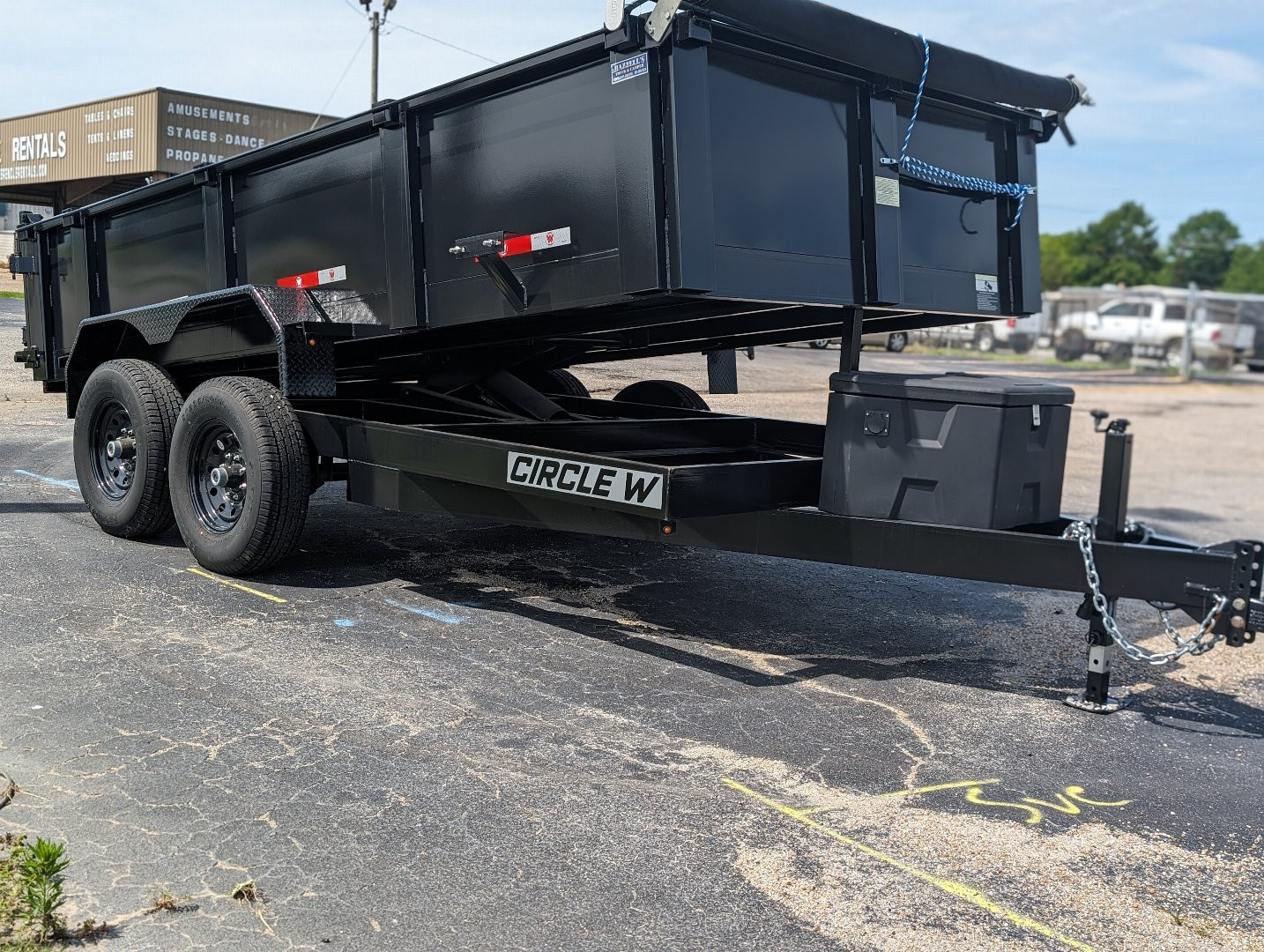 New Circle W 7×14TA 14k Dump Trailer